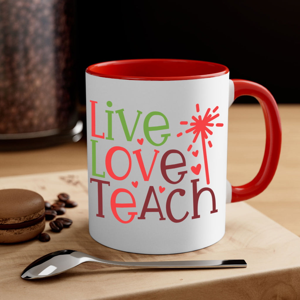 live love teach 230#- christmas-Mug / Coffee Cup