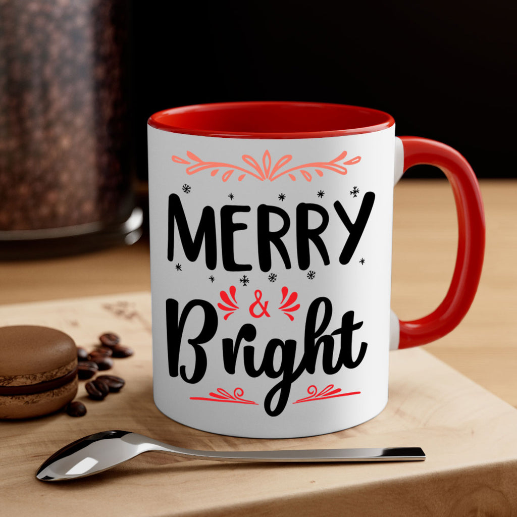 merry & bright style 467#- christmas-Mug / Coffee Cup