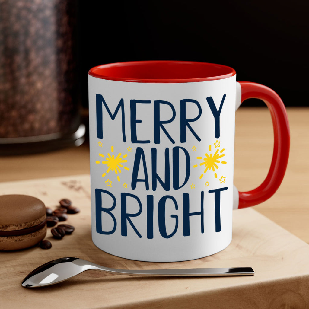 merry and bright 226#- christmas-Mug / Coffee Cup