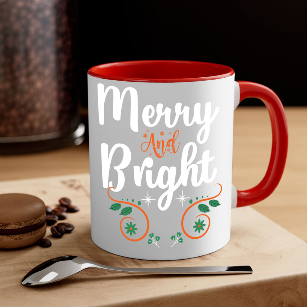 merry and bright style 473#- christmas-Mug / Coffee Cup