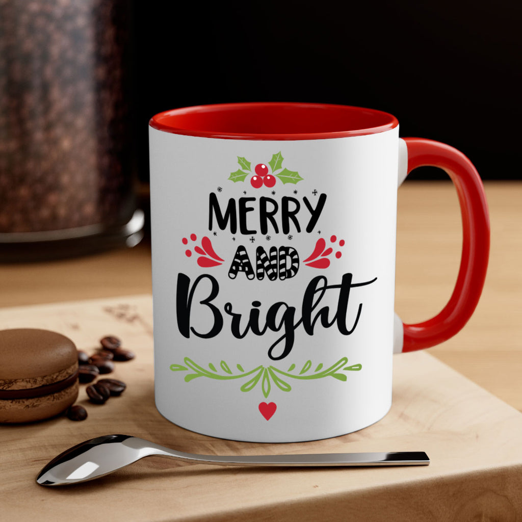 merry and bright style 474#- christmas-Mug / Coffee Cup