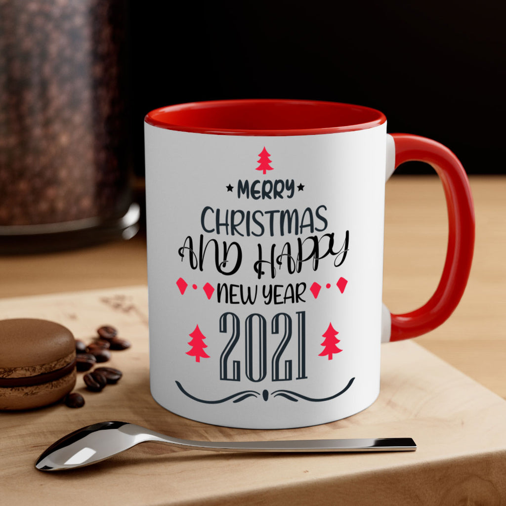 merry christmas and happy new year style 495#- christmas-Mug / Coffee Cup