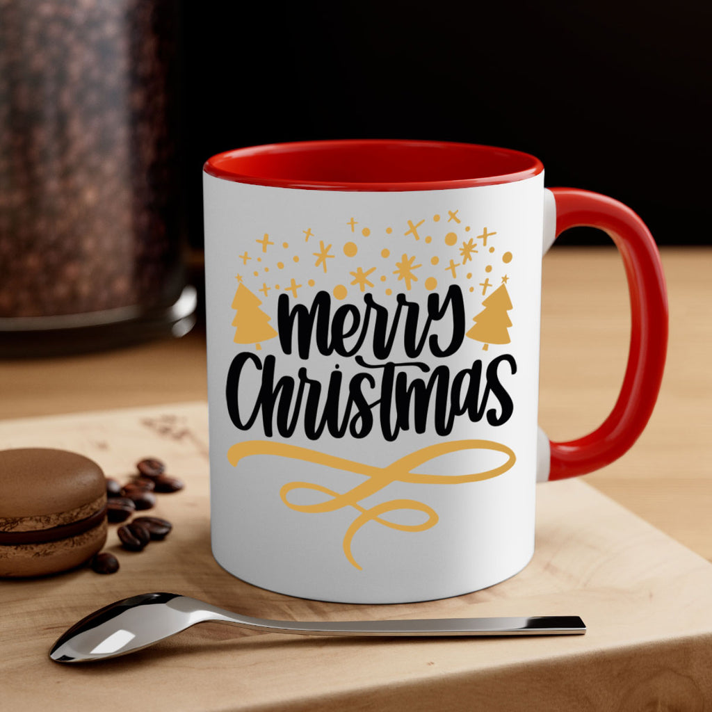 merry christmas gold 84#- christmas-Mug / Coffee Cup