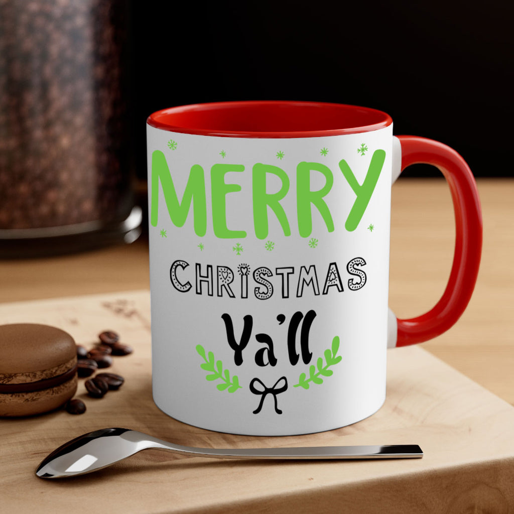 merry christmas ya ll style 506#- christmas-Mug / Coffee Cup