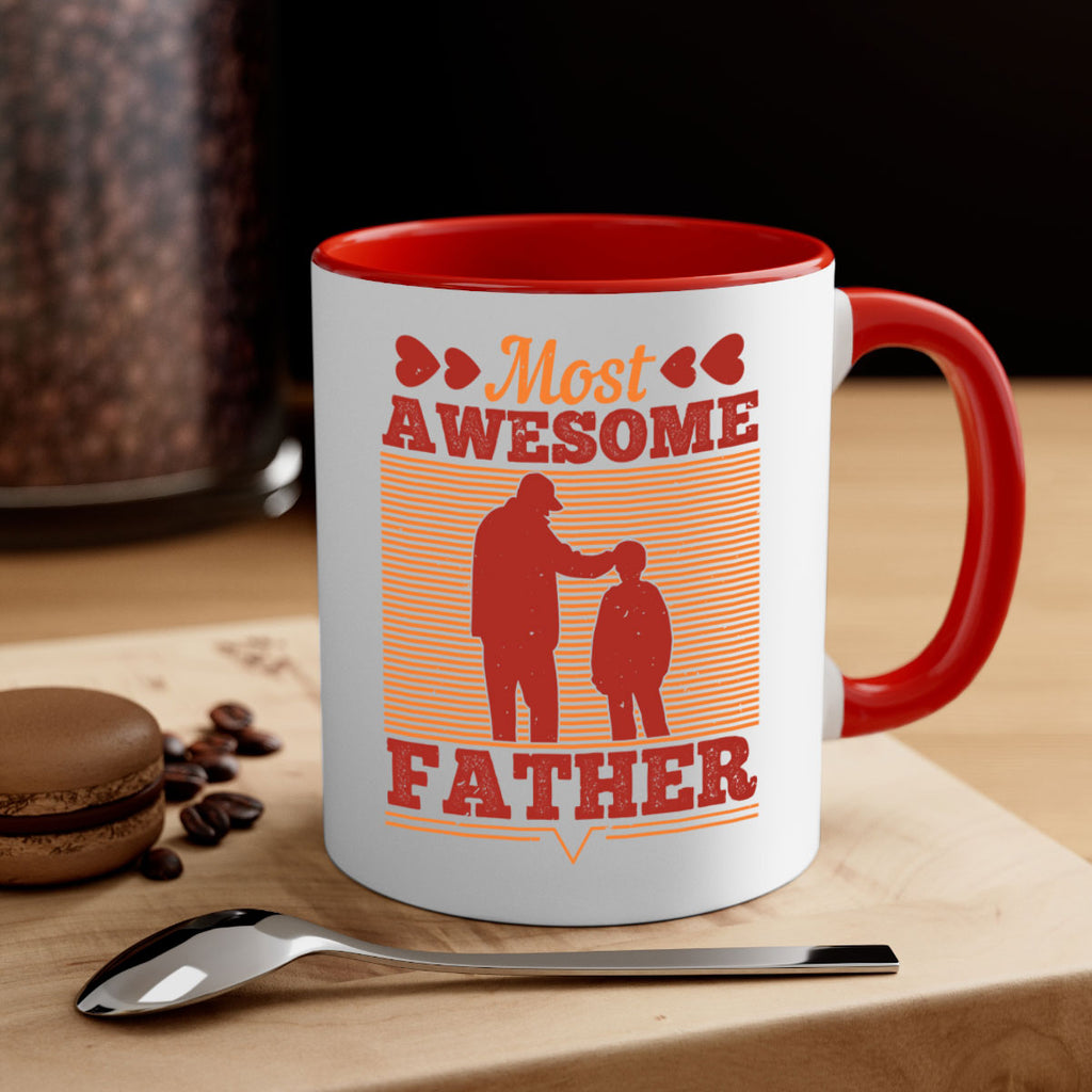 most awesome father 186#- fathers day-Mug / Coffee Cup