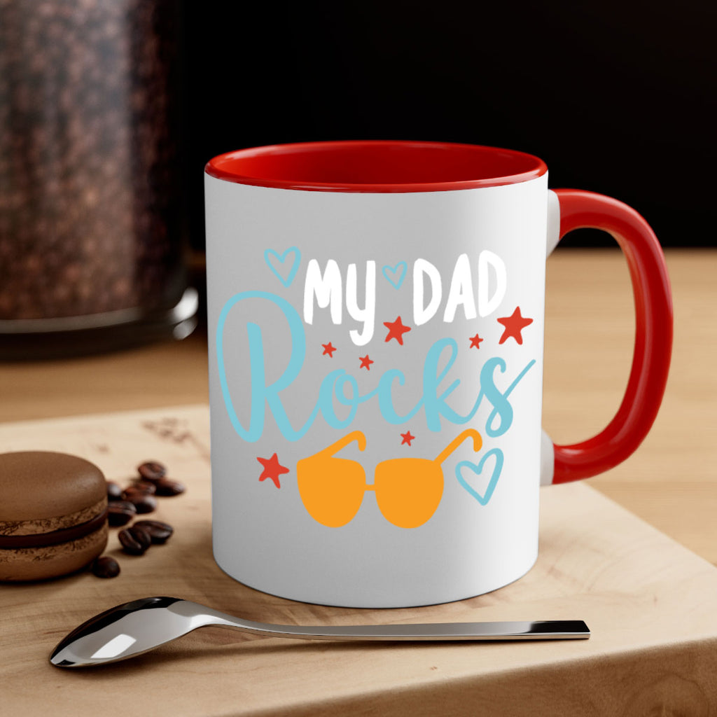 my dad rocks 83#- fathers day-Mug / Coffee Cup