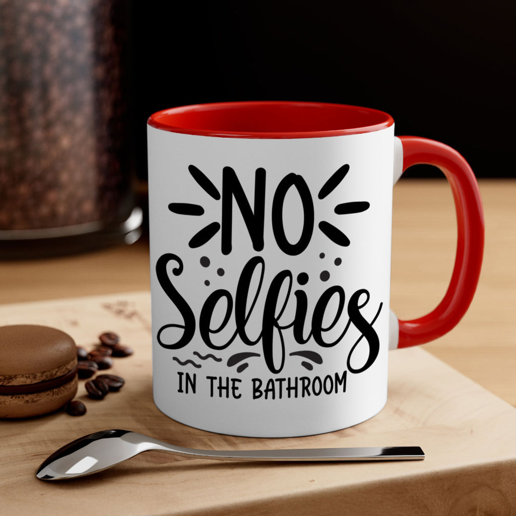 no selfies in the bathroom 64#- bathroom-Mug / Coffee Cup