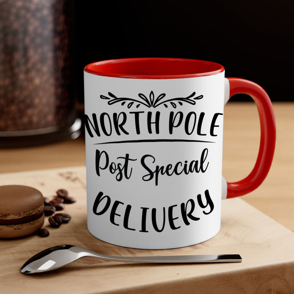 north pole post special delivery style 545#- christmas-Mug / Coffee Cup