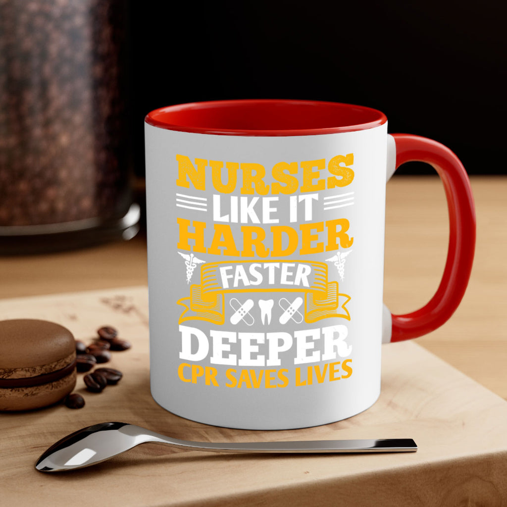 nurses like it harder Style 269#- nurse-Mug / Coffee Cup