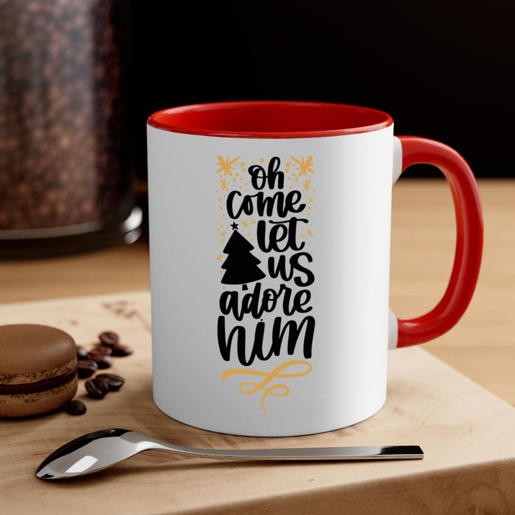 oh come let us adore him gold 72#- christmas-Mug / Coffee Cup