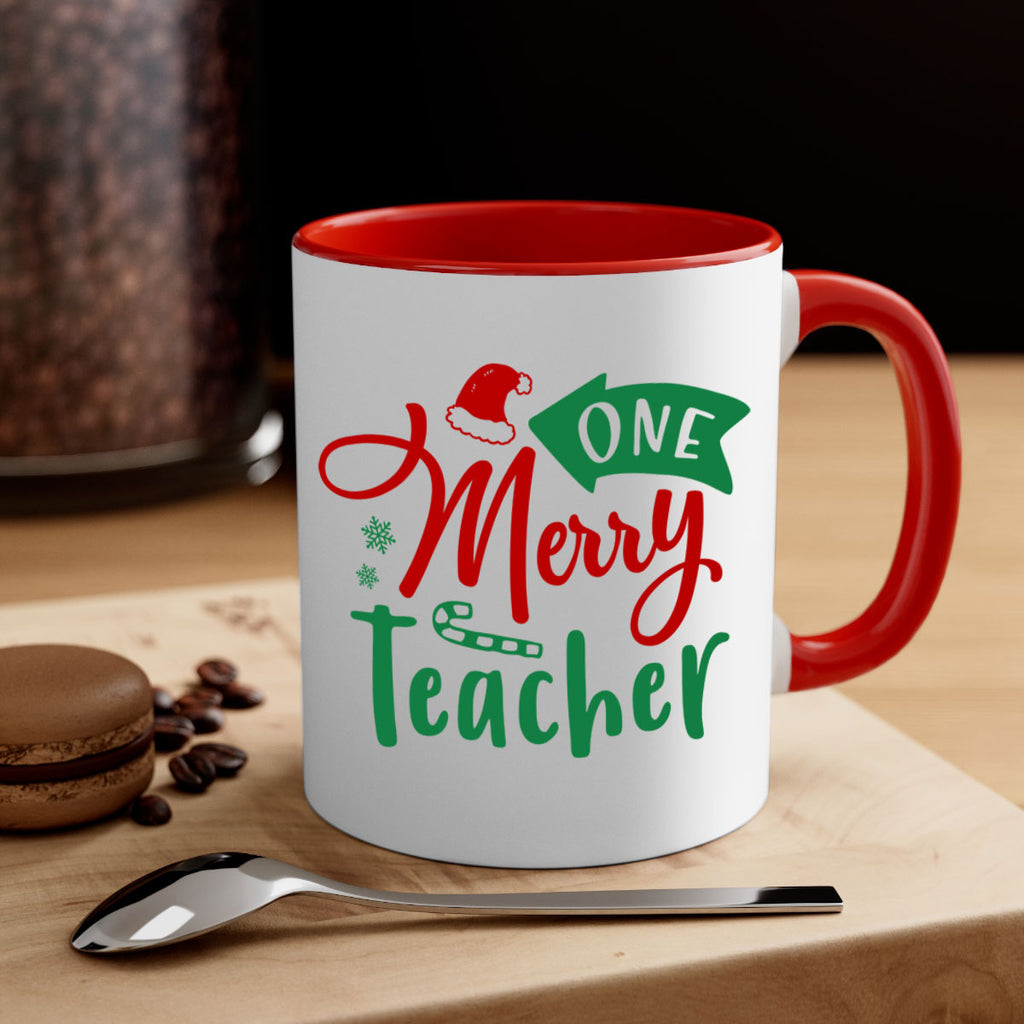 one merry teacher style 575#- christmas-Mug / Coffee Cup