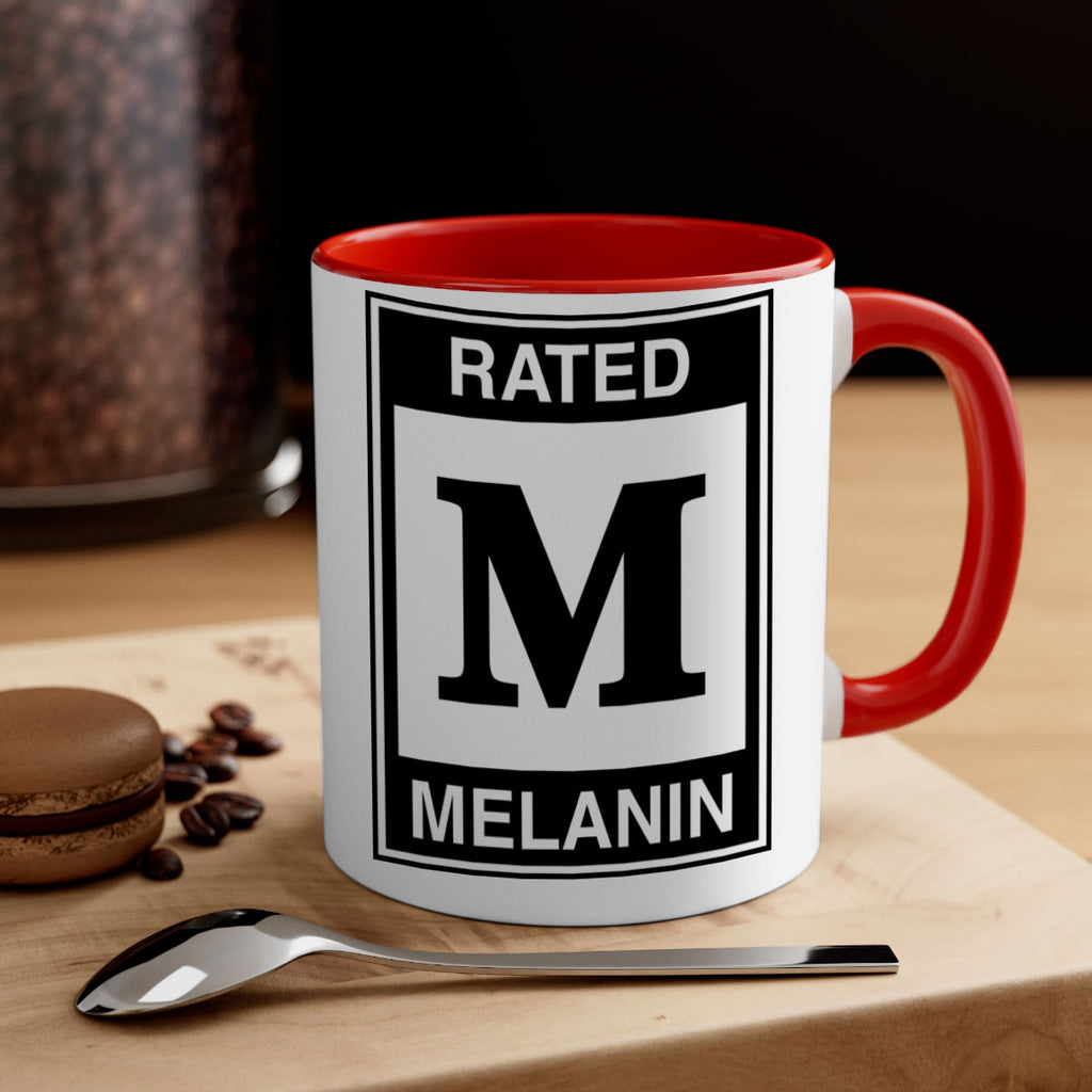 ratedm melanin 44#- black words - phrases-Mug / Coffee Cup
