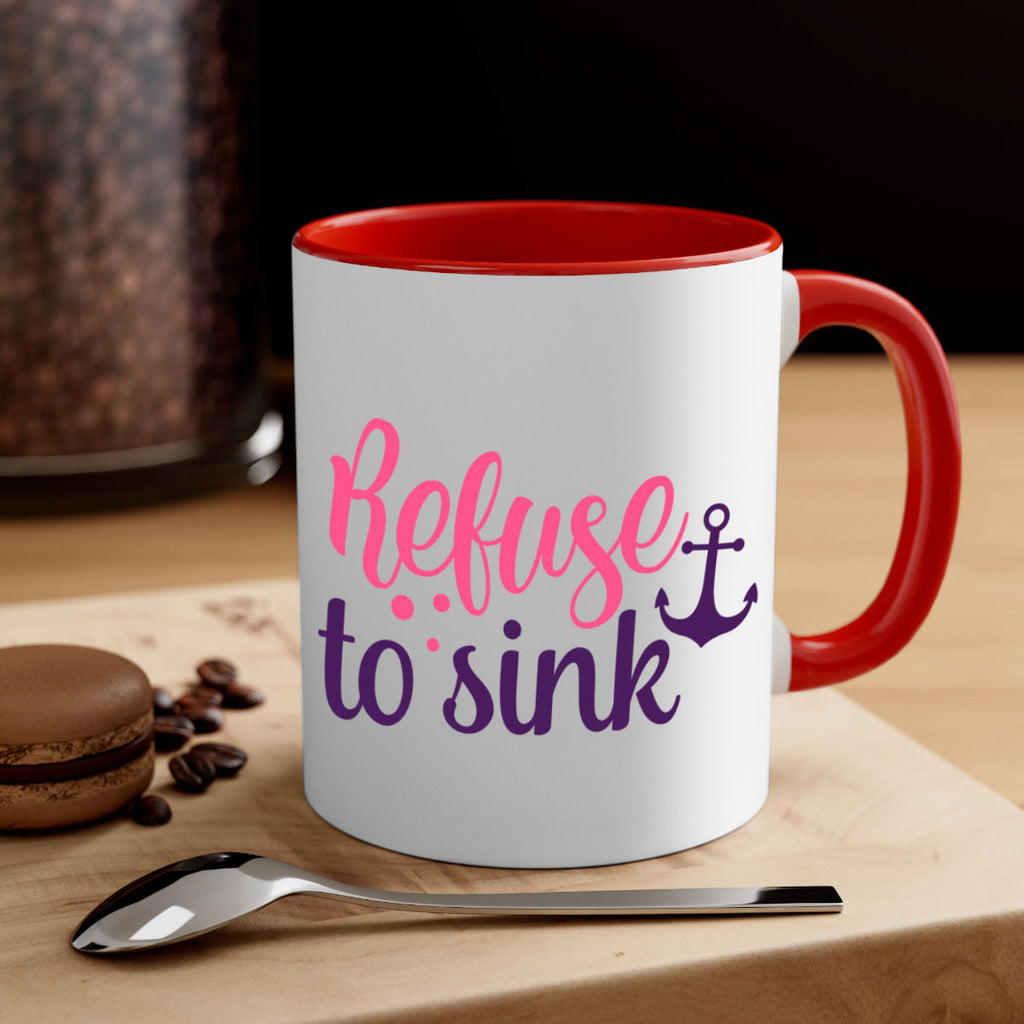 refuse to sink Style 4#- breast cancer-Mug / Coffee Cup