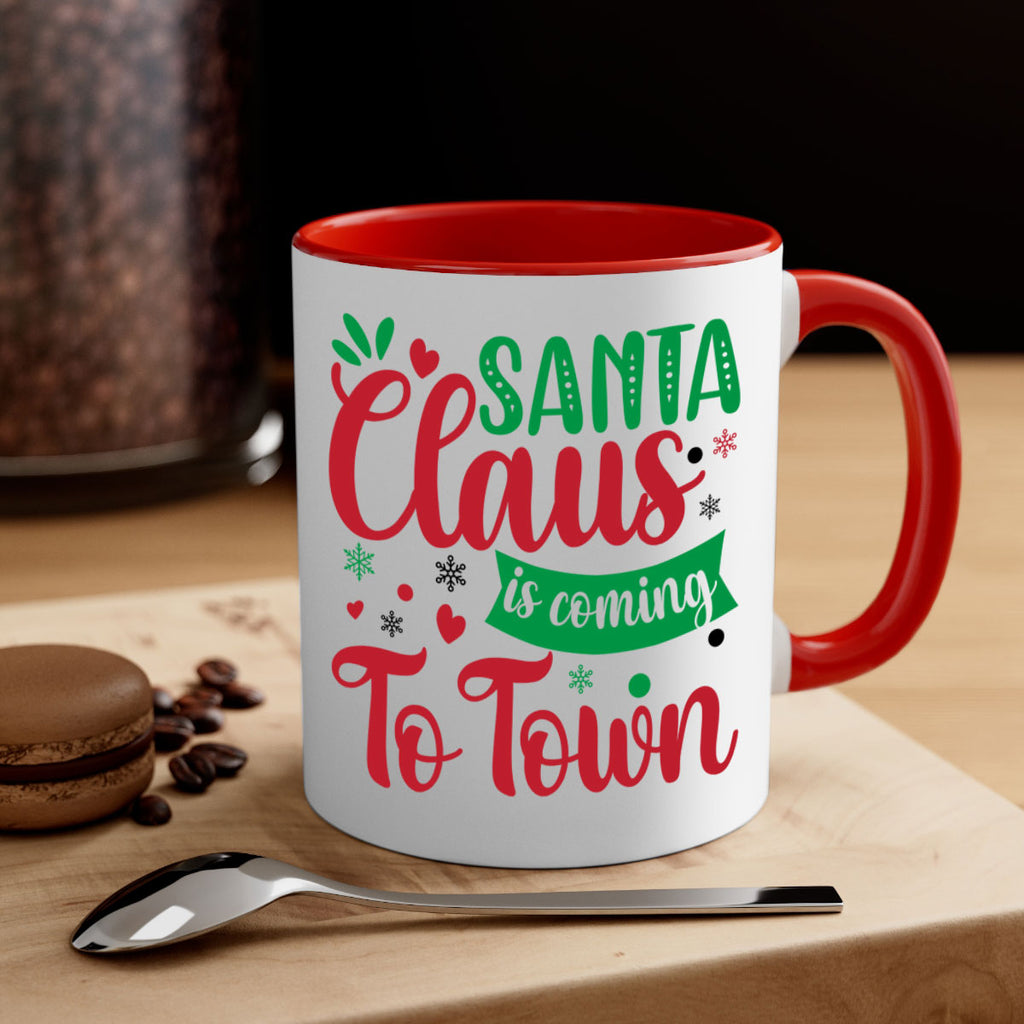 santa claus is coming to town style 603#- christmas-Mug / Coffee Cup