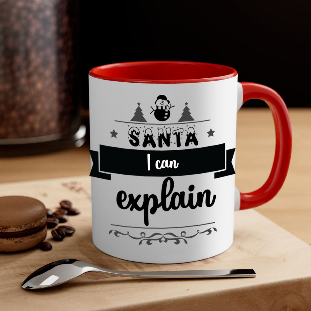 santa i can explain style 604#- christmas-Mug / Coffee Cup