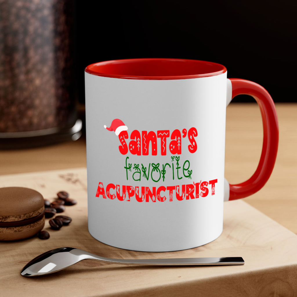 santas favorite acupuncturist style 621#- christmas-Mug / Coffee Cup