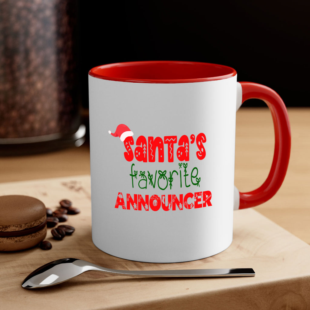 santas favorite announcer style 643#- christmas-Mug / Coffee Cup