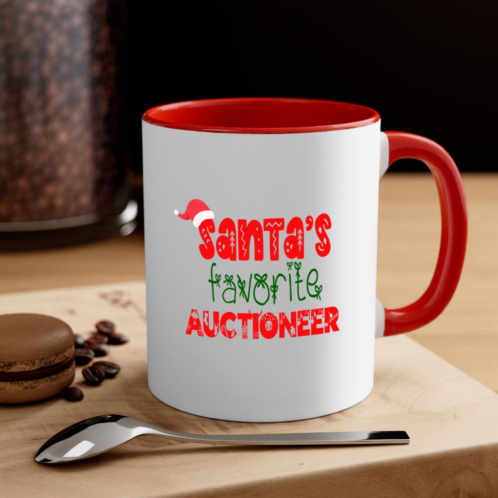 santas favorite auctioneer style 663#- christmas-Mug / Coffee Cup