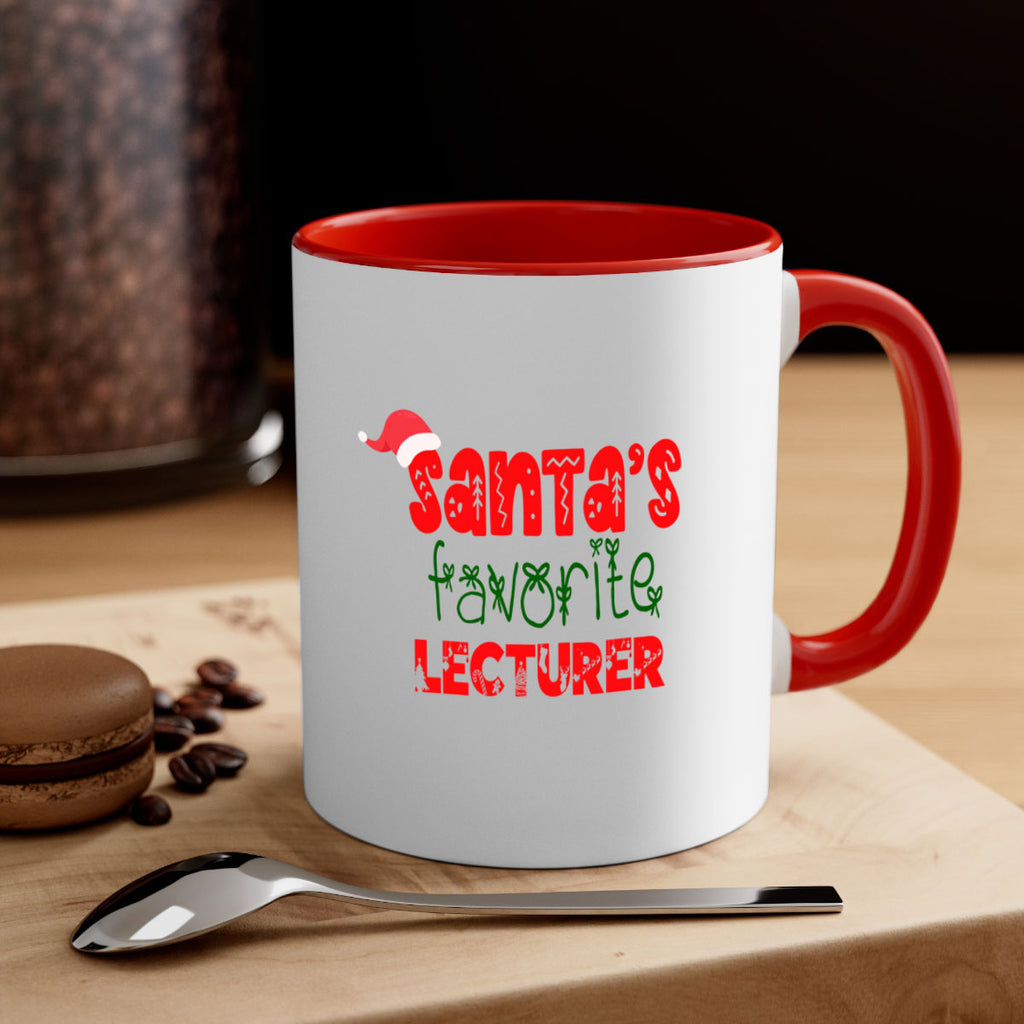 santas favorite lecturer style 914#- christmas-Mug / Coffee Cup