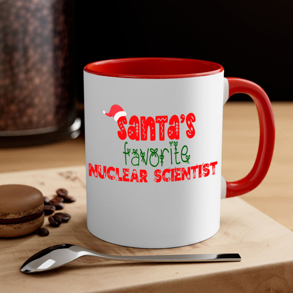 santas favorite nuclear scientist style 976#- christmas-Mug / Coffee Cup