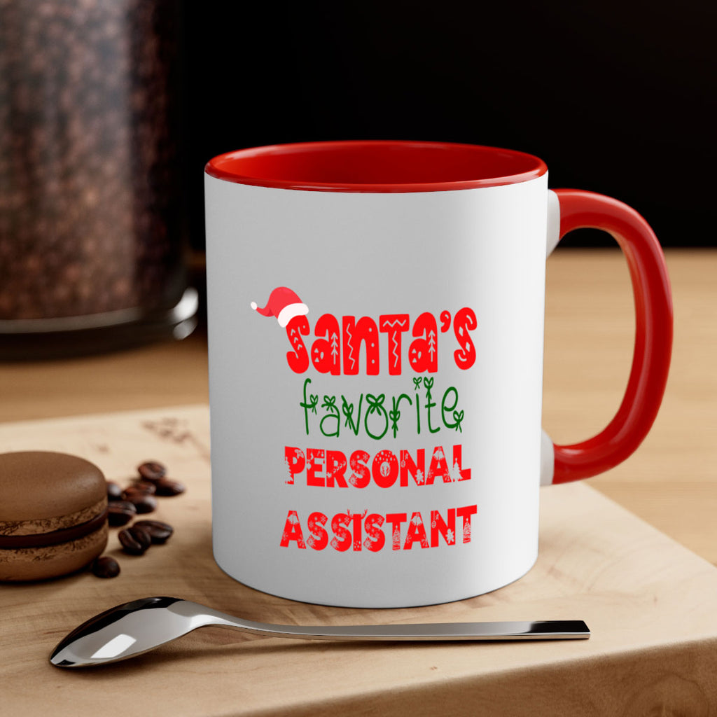 santas favorite personal assistant style 1005#- christmas-Mug / Coffee Cup