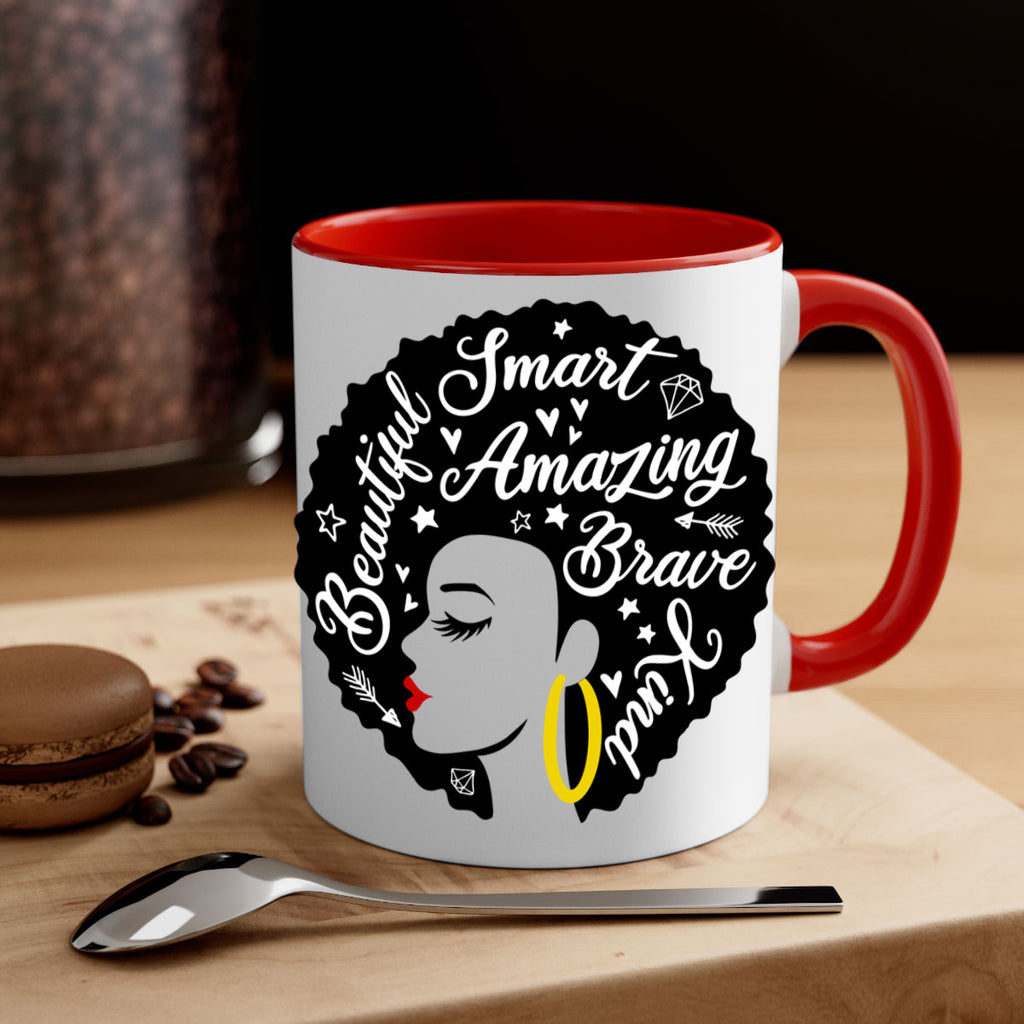 smart beautiful Style 5#- Black women - Girls-Mug / Coffee Cup