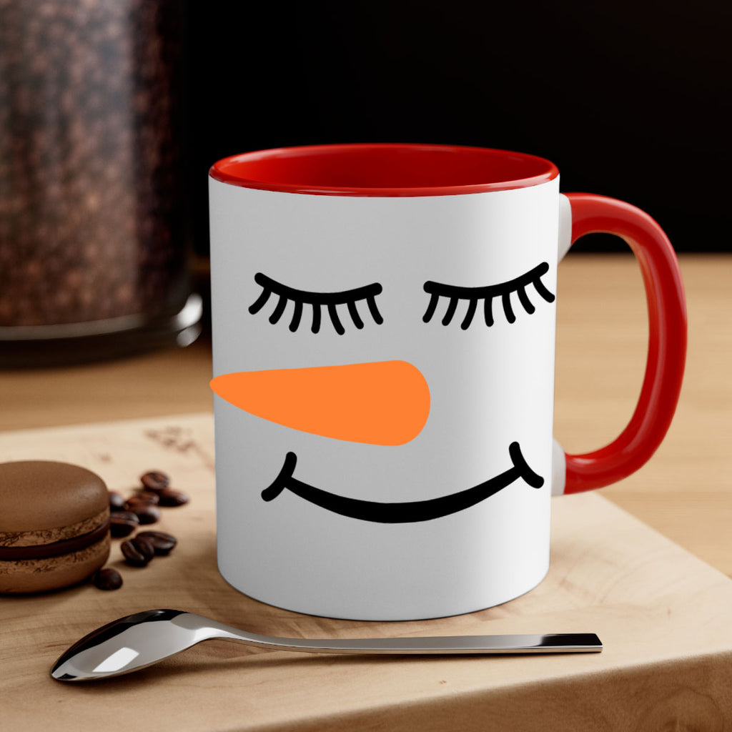 snowman face #- christmas-Mug / Coffee Cup
