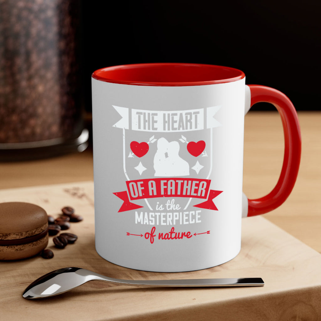 the heart of a father 159#- fathers day-Mug / Coffee Cup