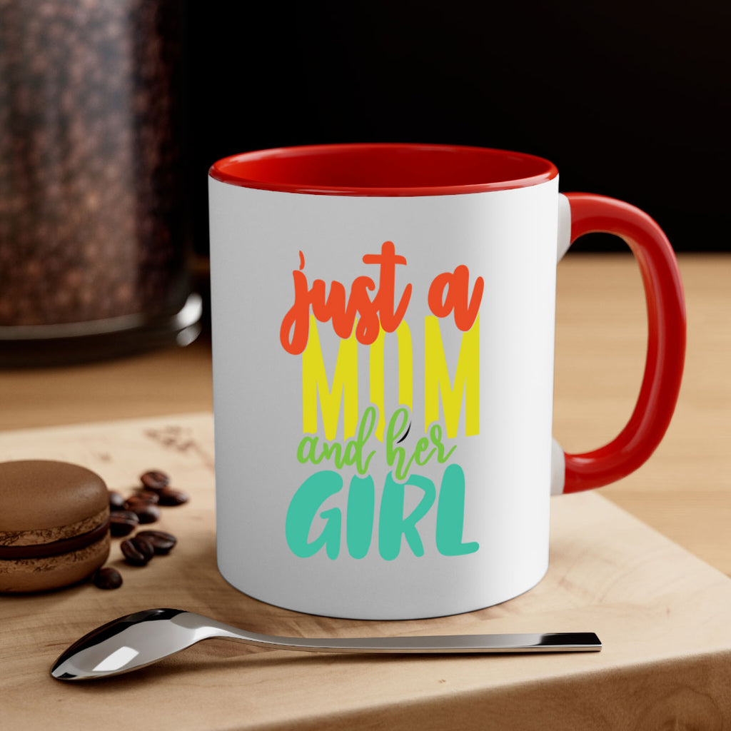 ust a mom and her girl 360#- mom-Mug / Coffee Cup