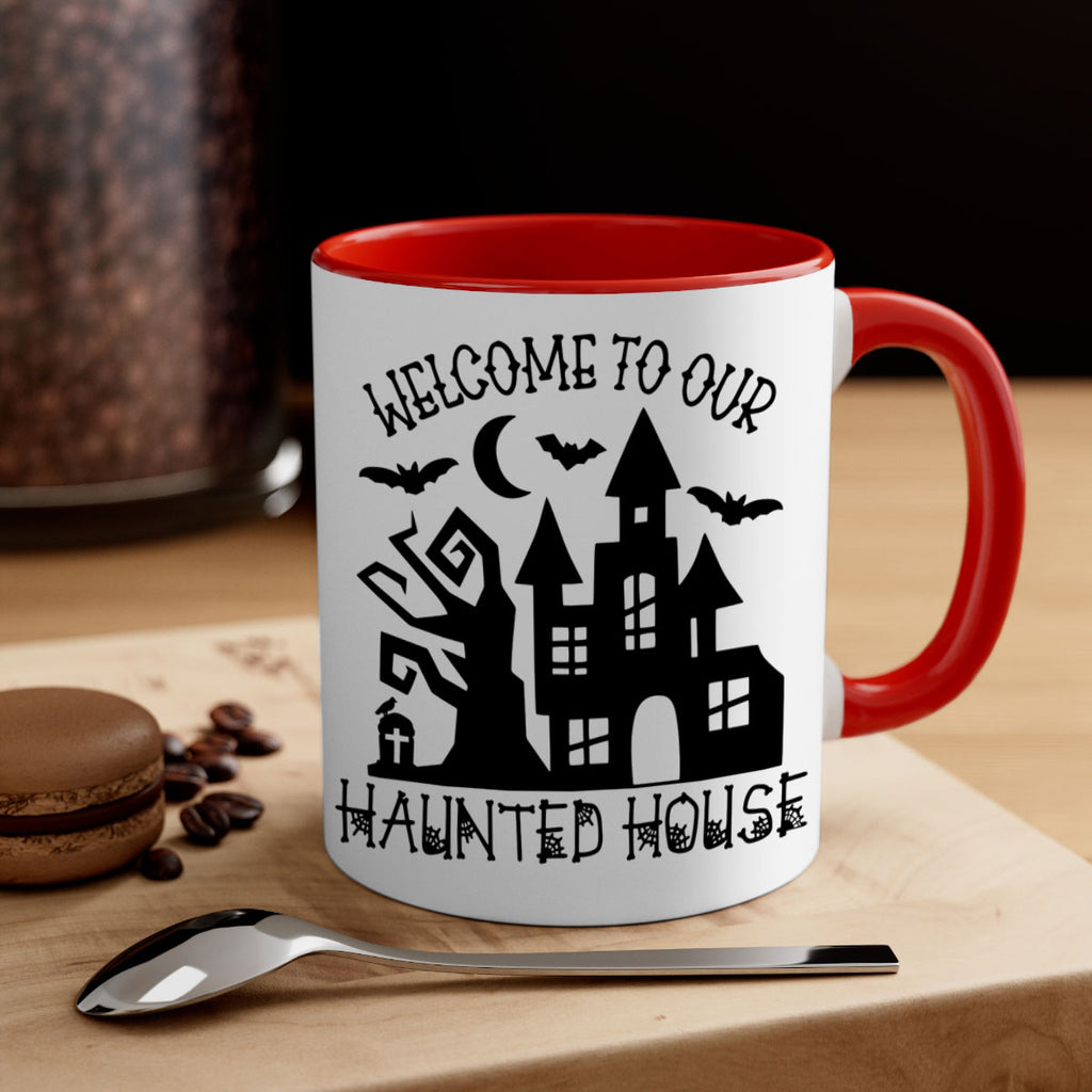welcome to our haunted house 14#- halloween-Mug / Coffee Cup