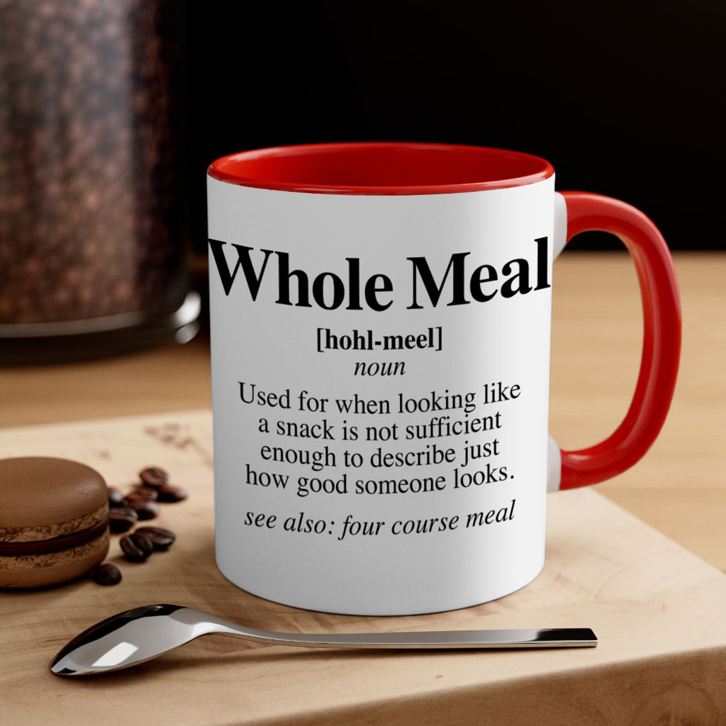 whole meal 10#- black words - phrases-Mug / Coffee Cup