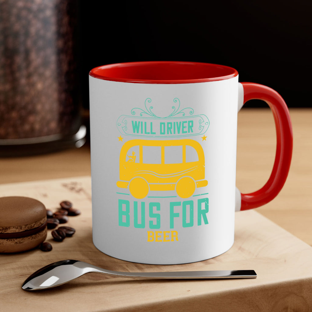 will driver bus for beer Style 6#- bus driver-Mug / Coffee Cup