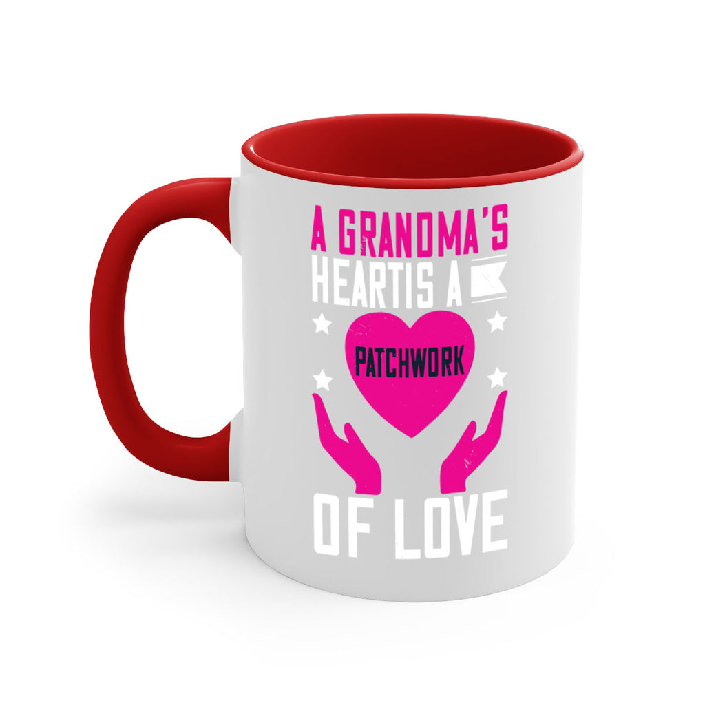 A grandma’s heart is a patchwork of love 86#- grandma-Mug / Coffee Cup