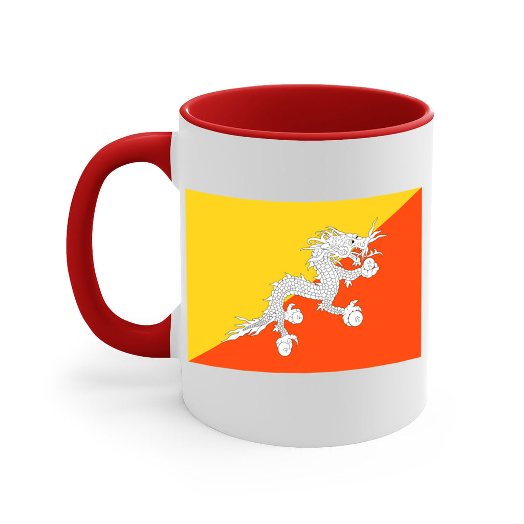 Bhutan 178#- world flag-Mug / Coffee Cup