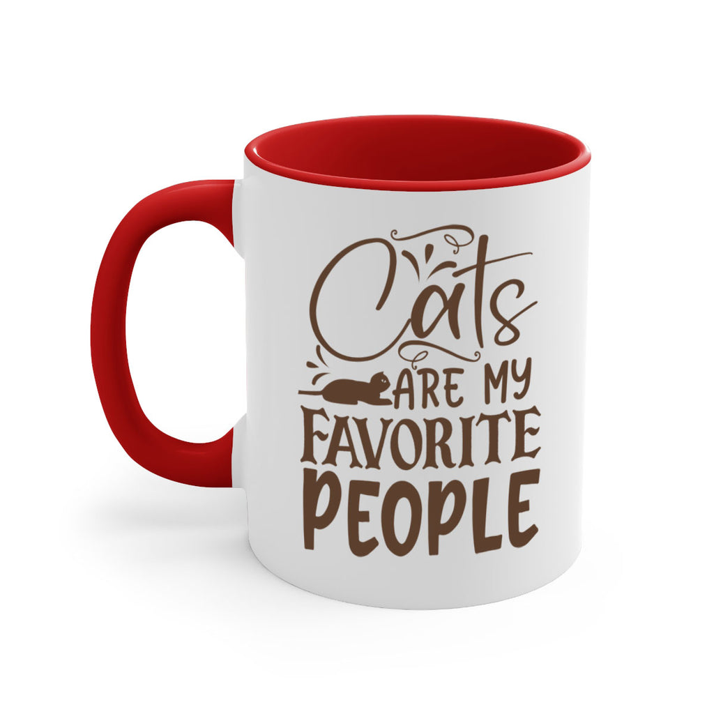 Cats Are My Favorite People Style 7#- cat-Mug / Coffee Cup
