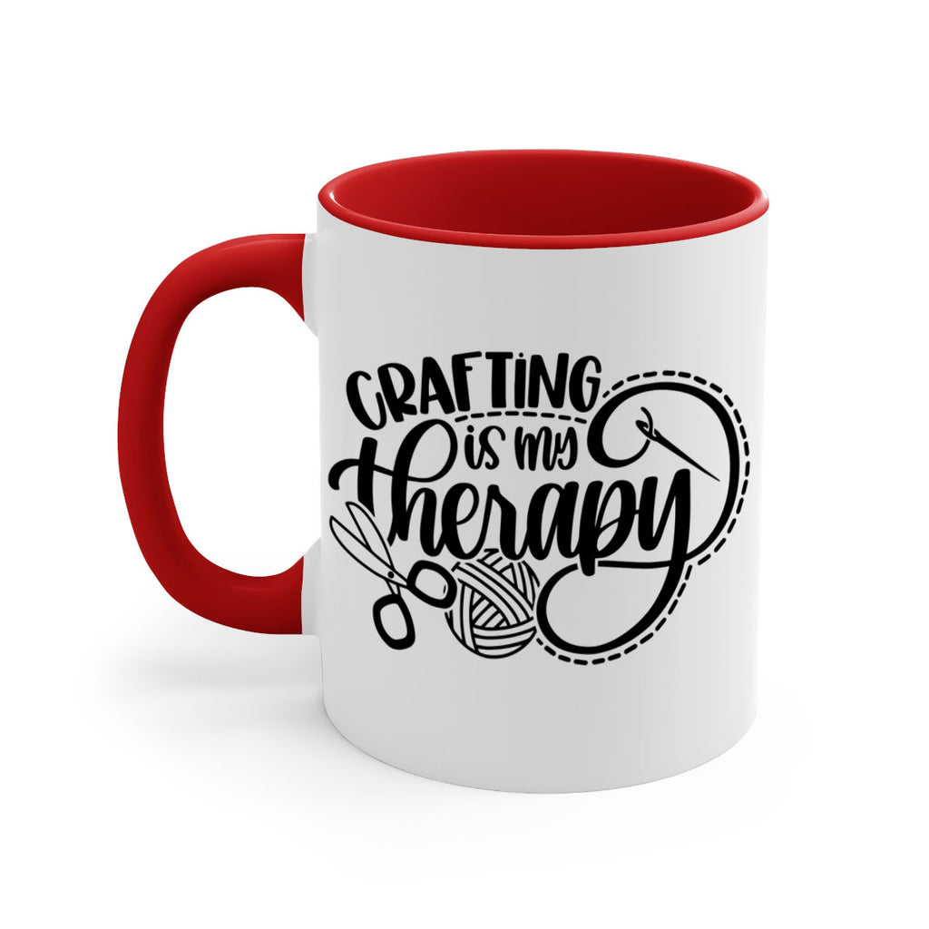 Crafting Is My Therapy 34#- crafting-Mug / Coffee Cup