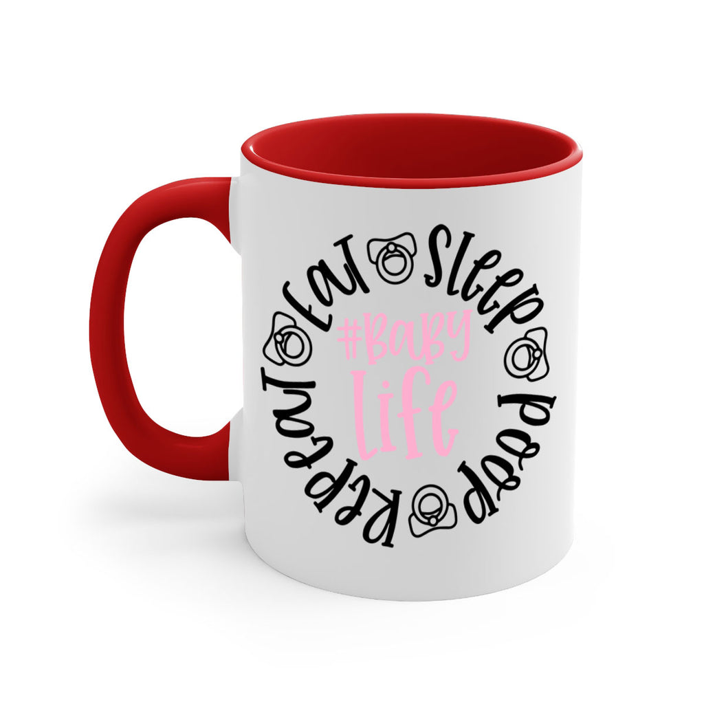 Eat Sleep Poop Repeat BabyLife Style 97#- baby2-Mug / Coffee Cup