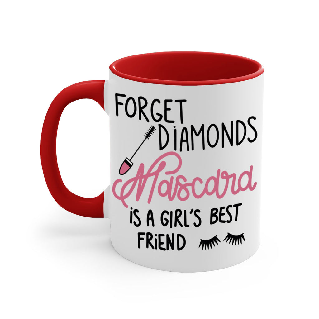 Forget Diamonds Mascara is a Girls Best Friend Style 100#- makeup-Mug / Coffee Cup