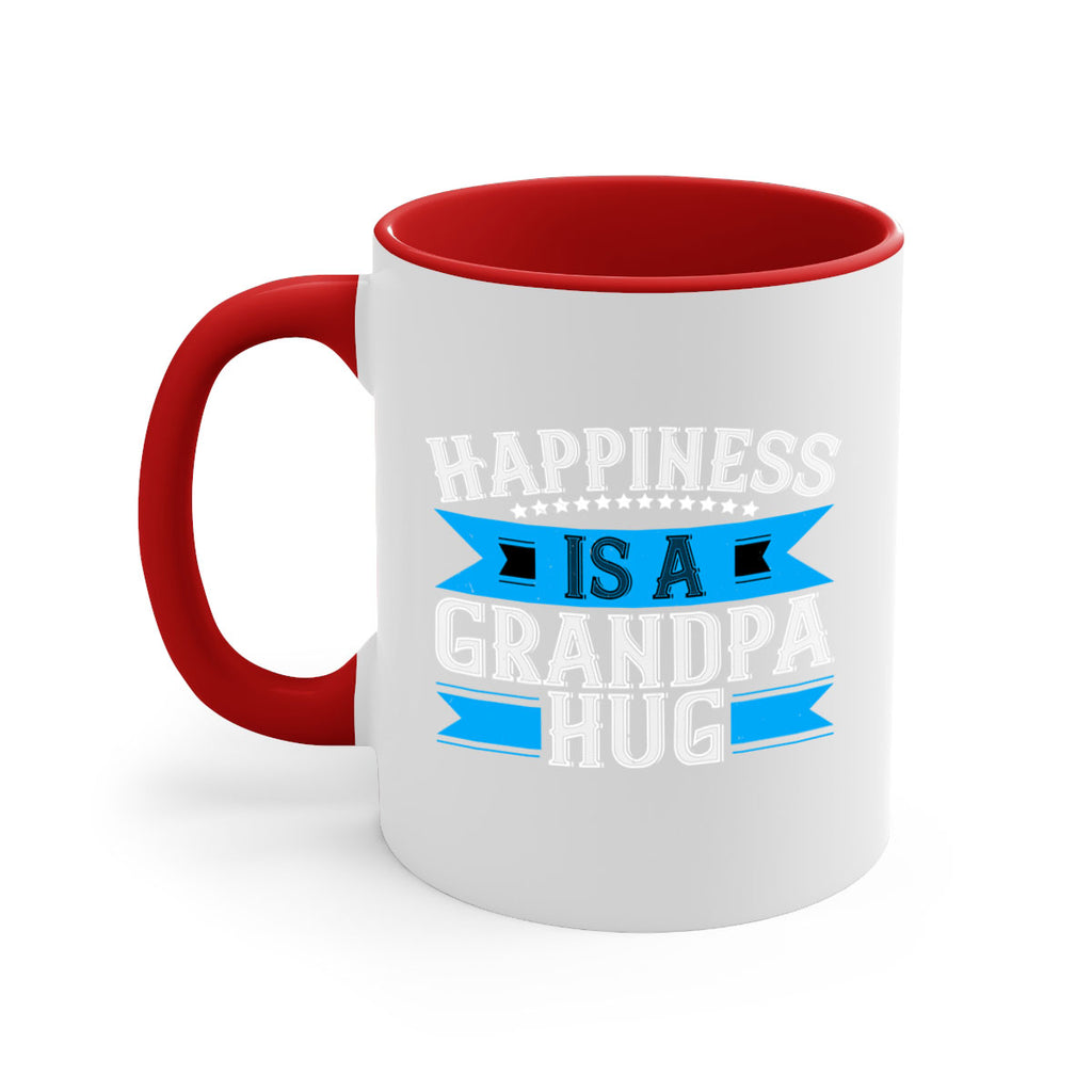 Happiness is a grandpa hug 94#- grandpa-Mug / Coffee Cup