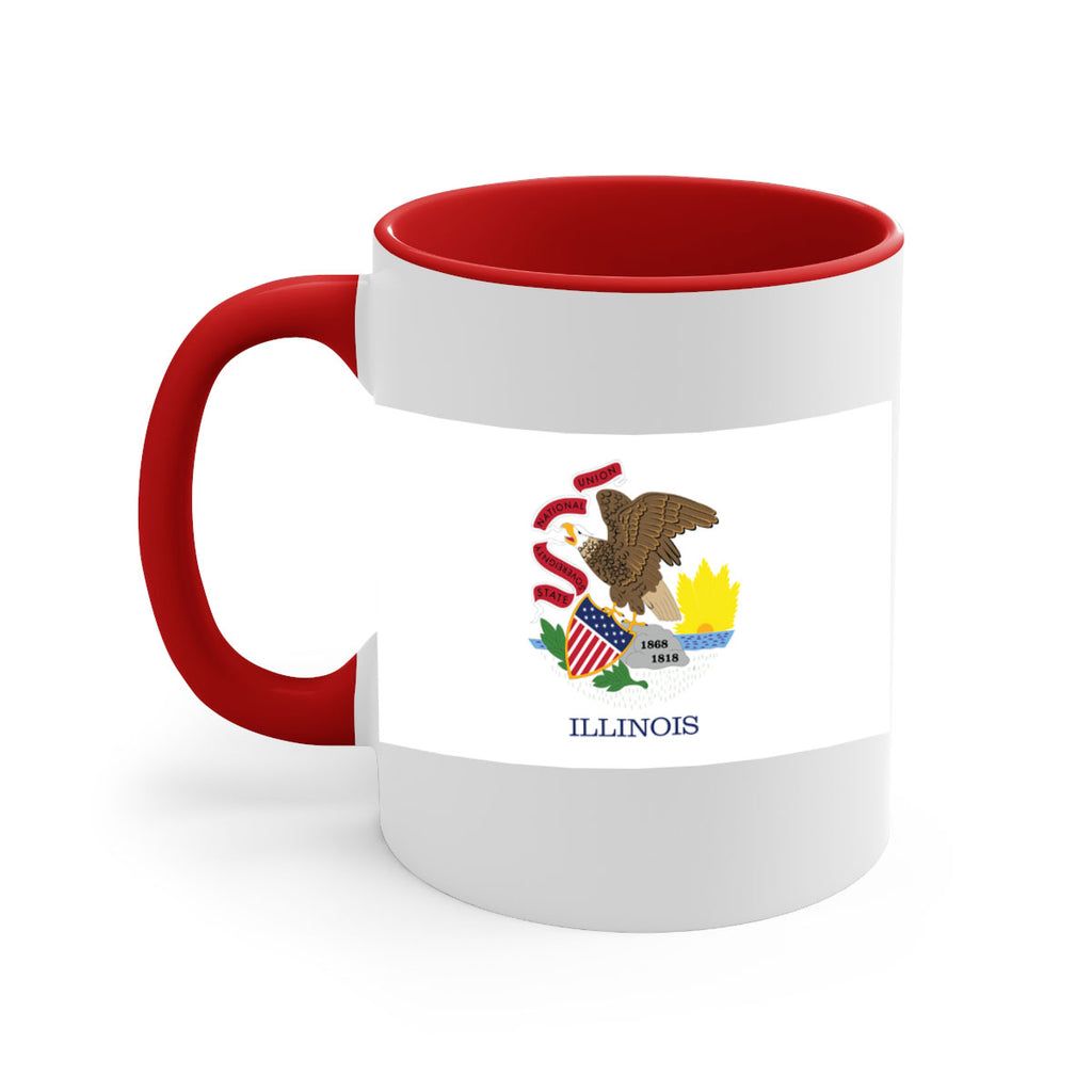 Illinois 39#- Us Flags-Mug / Coffee Cup