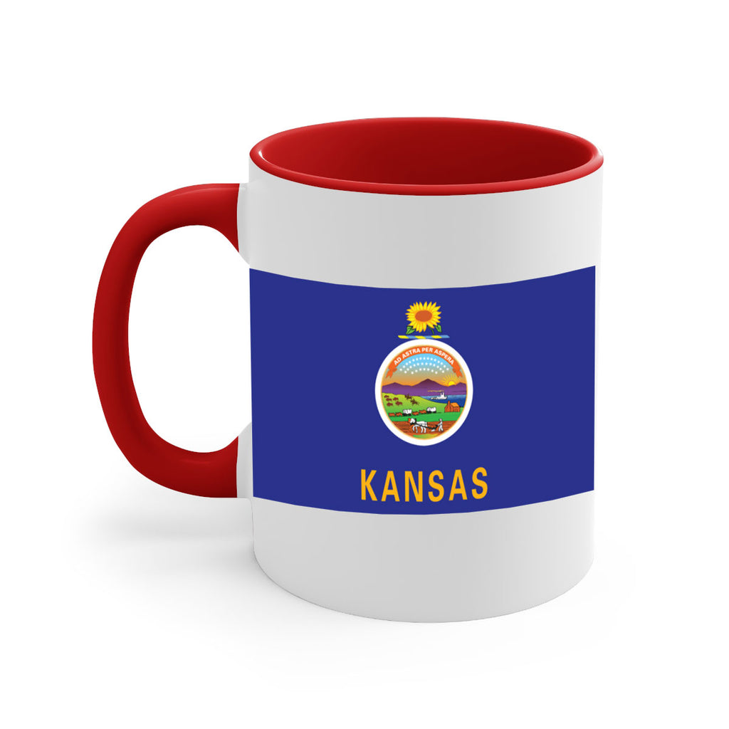 Kansas 36#- Us Flags-Mug / Coffee Cup