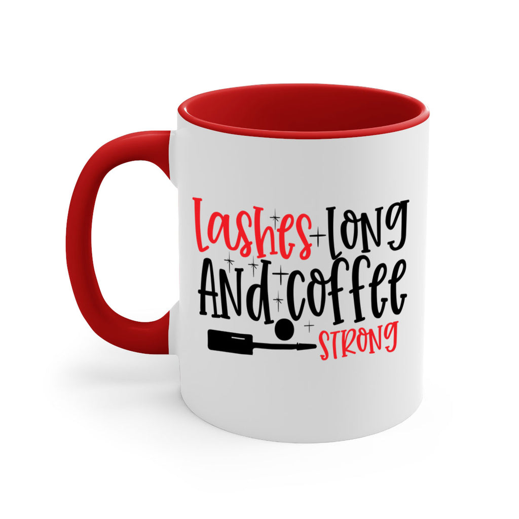 Lashes Long And Coffee Strong Style 232#- makeup-Mug / Coffee Cup