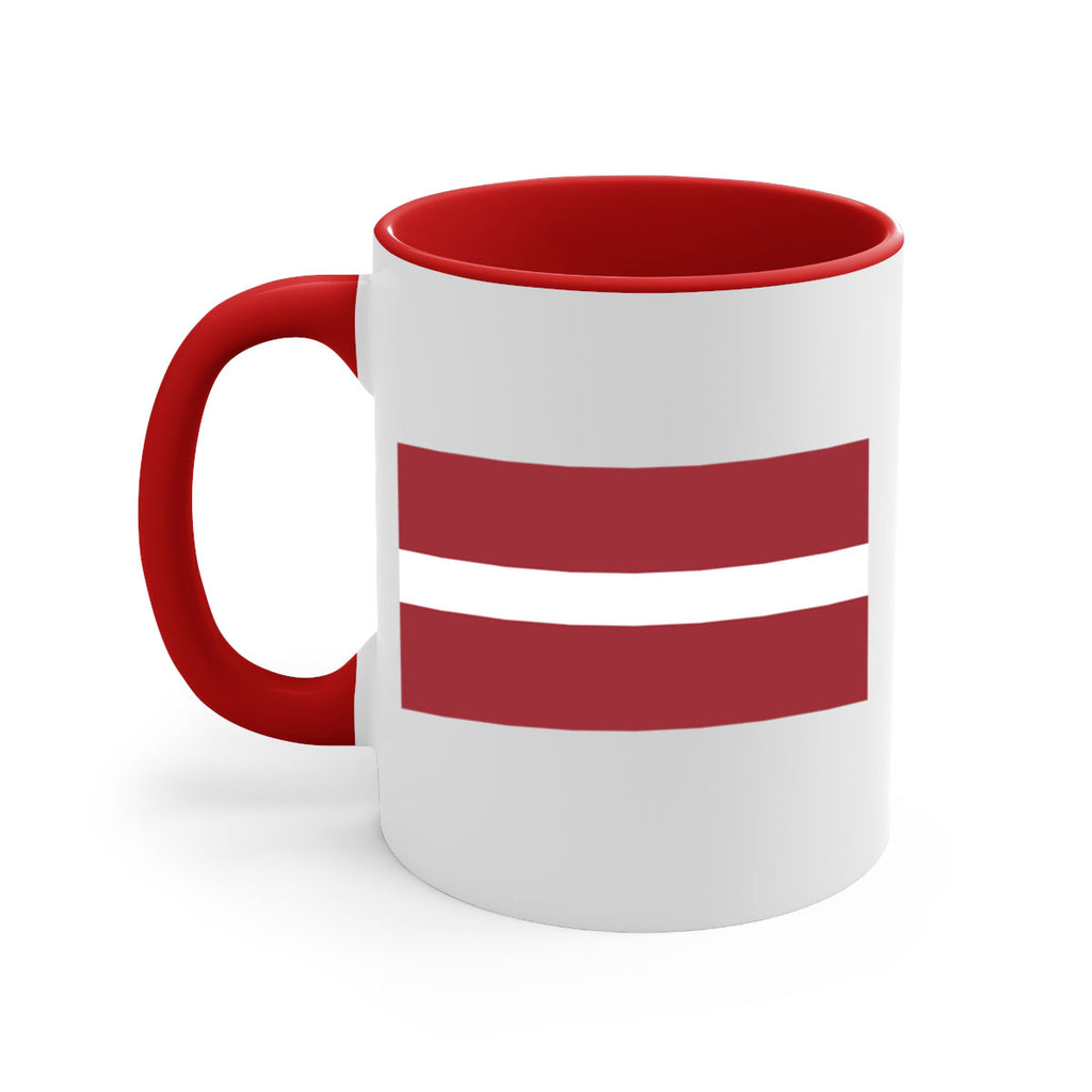 Latvia 104#- world flag-Mug / Coffee Cup