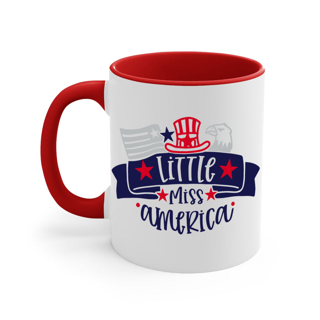 Little Miss America Style 162#- 4th Of July-Mug / Coffee Cup