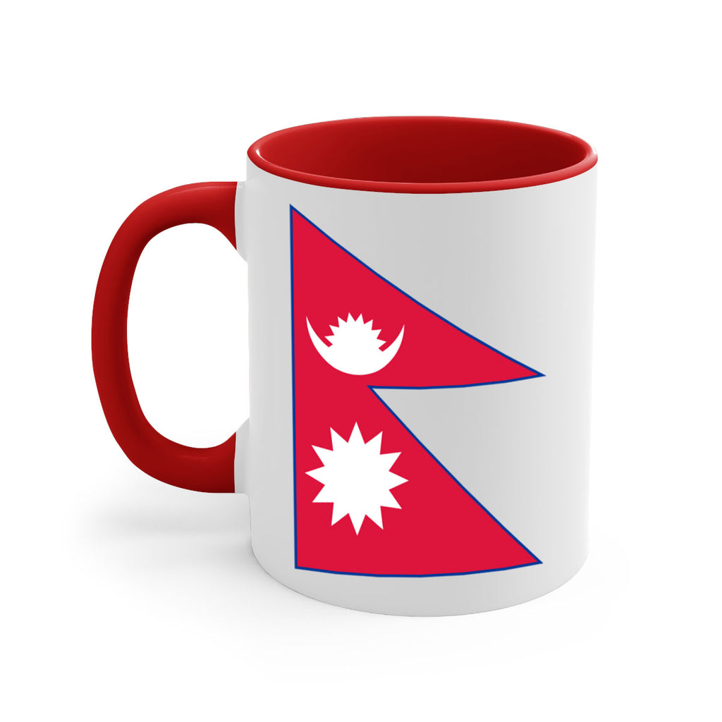 Nepal 76#- world flag-Mug / Coffee Cup