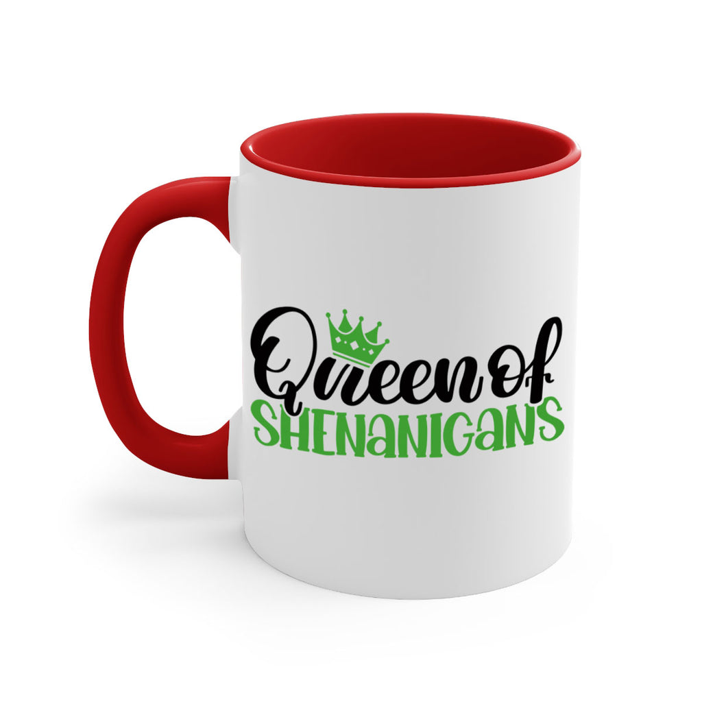 Queen Of Shenanigans Style 36#- St Patricks Day-Mug / Coffee Cup