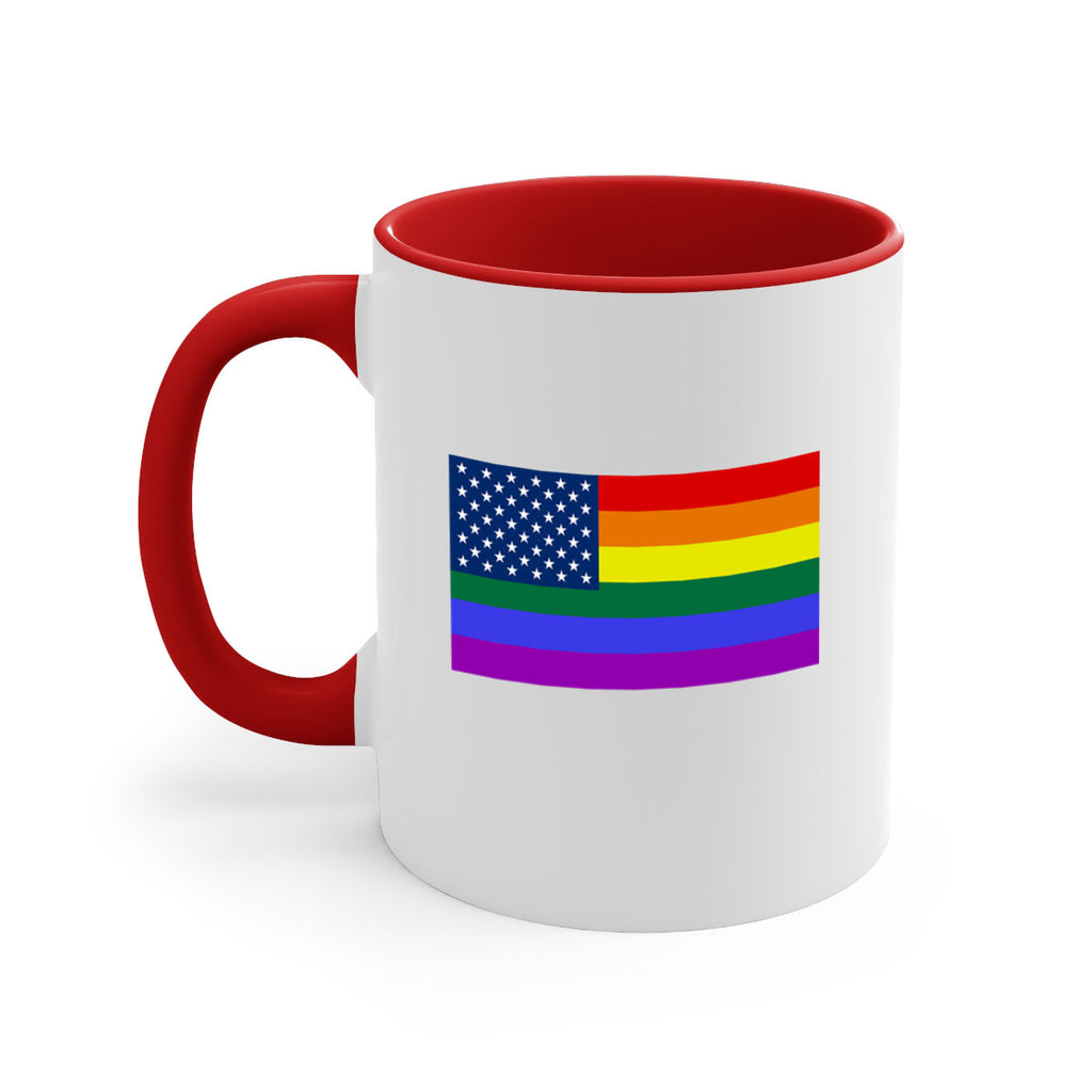 Rainbow american flag 11#- lgbt-Mug / Coffee Cup