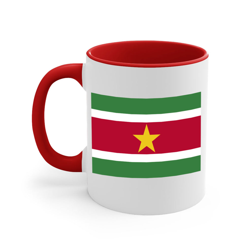 Suriname 30#- world flag-Mug / Coffee Cup