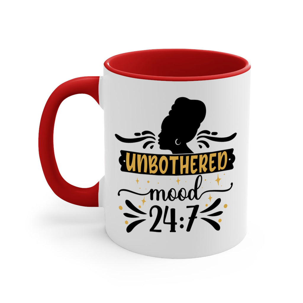 Unbothered mood Style 2#- Black women - Girls-Mug / Coffee Cup
