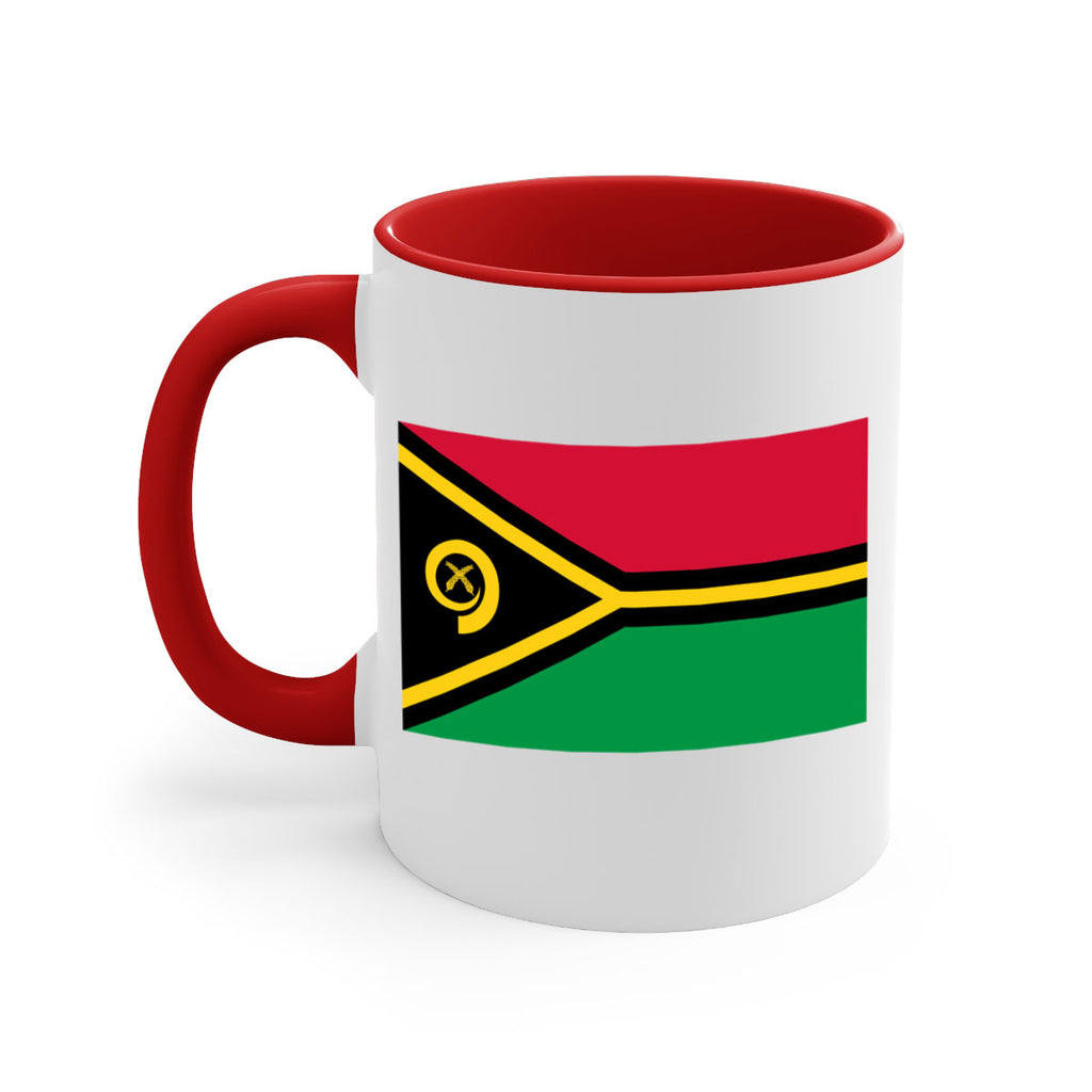 Vanuatu 7#- world flag-Mug / Coffee Cup